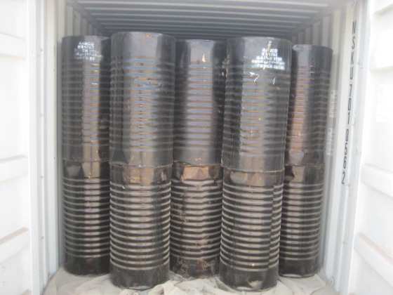 Container loaded to the door line